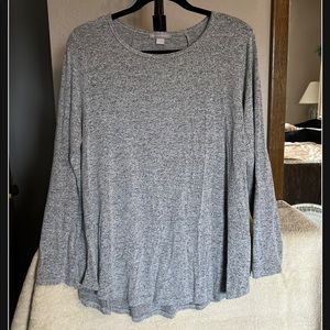 Super Soft Grey Tunic Sweater - XL